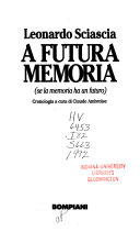 Copertina  A futura memoria : se la memoria ha un futuro