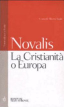Copertina  La cristianità o Europa